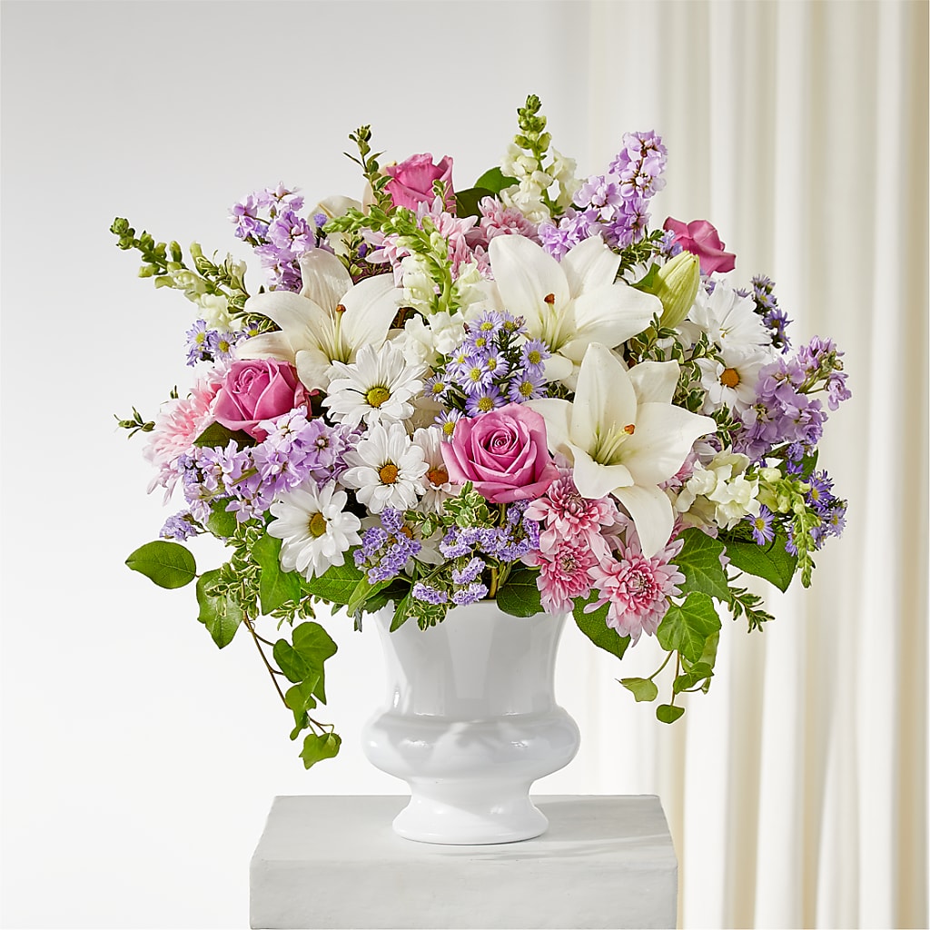 Remarkable Life Urn Arrangement – MERCY'S FLOWERS, Miami FL