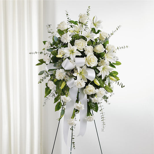 With Care Standing Spray – MERCY'S FLOWERS, Miami FL