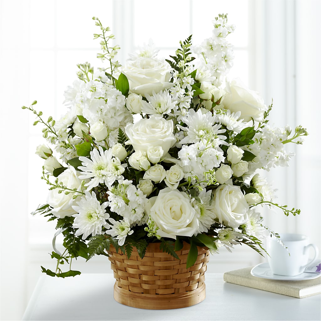 Heartfelt Condolences Arrangement – MERCY'S FLOWERS, Miami FL