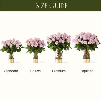 Picture Perfect Pink Rose Bouquet – MERCY'S FLOWERS, Miami FL