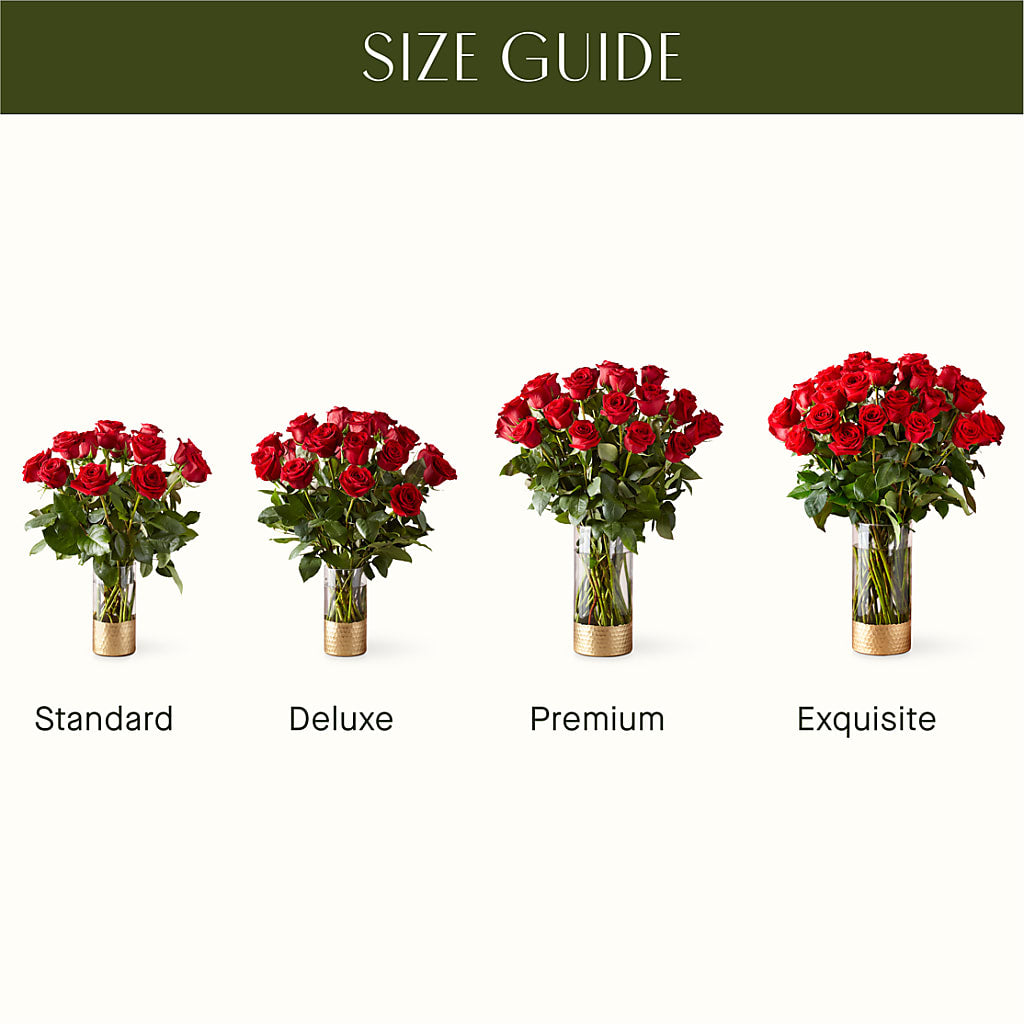 Classic Love Red Rose Bouquet – MERCY'S FLOWERS, Miami FL