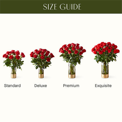 Classic Love Red Rose Bouquet – MERCY'S FLOWERS, Miami FL