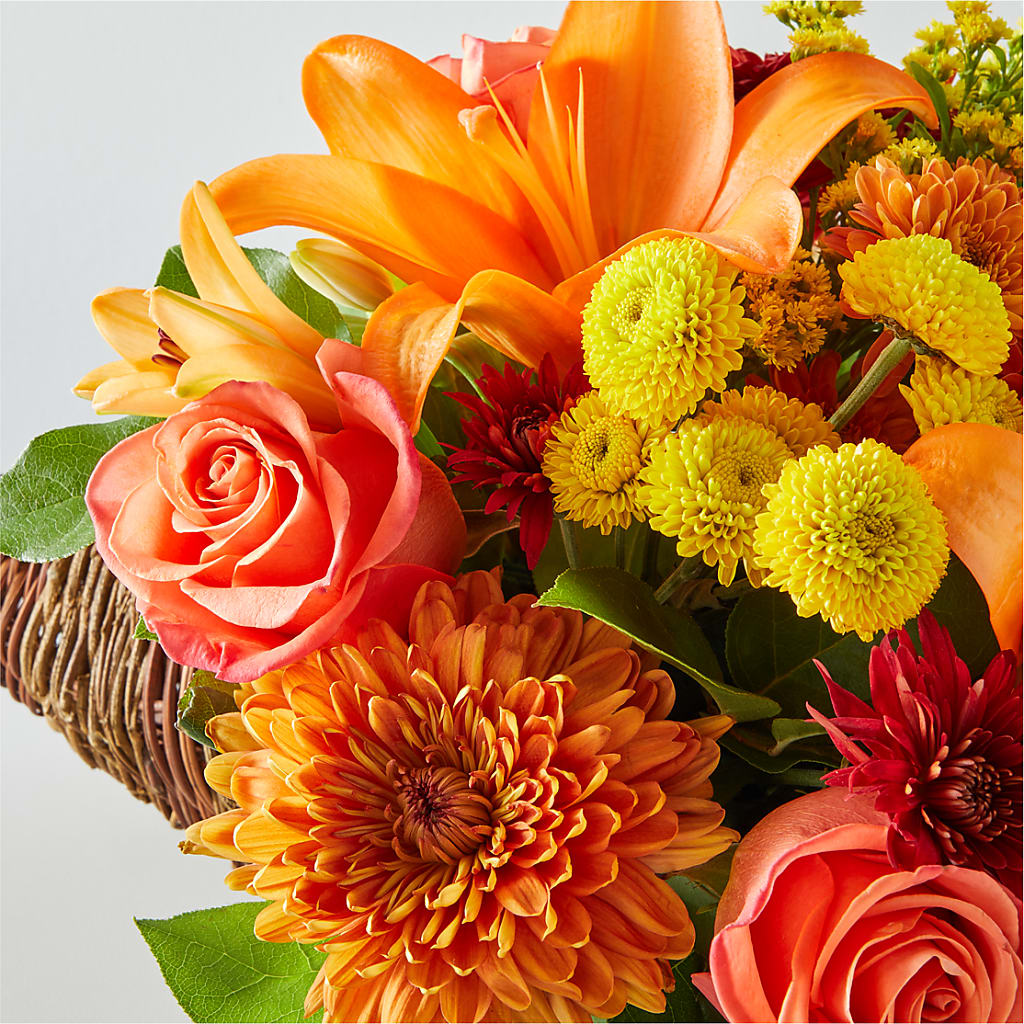 Bouquet of Blessings Cornucopia – MERCY'S FLOWERS, Miami FL