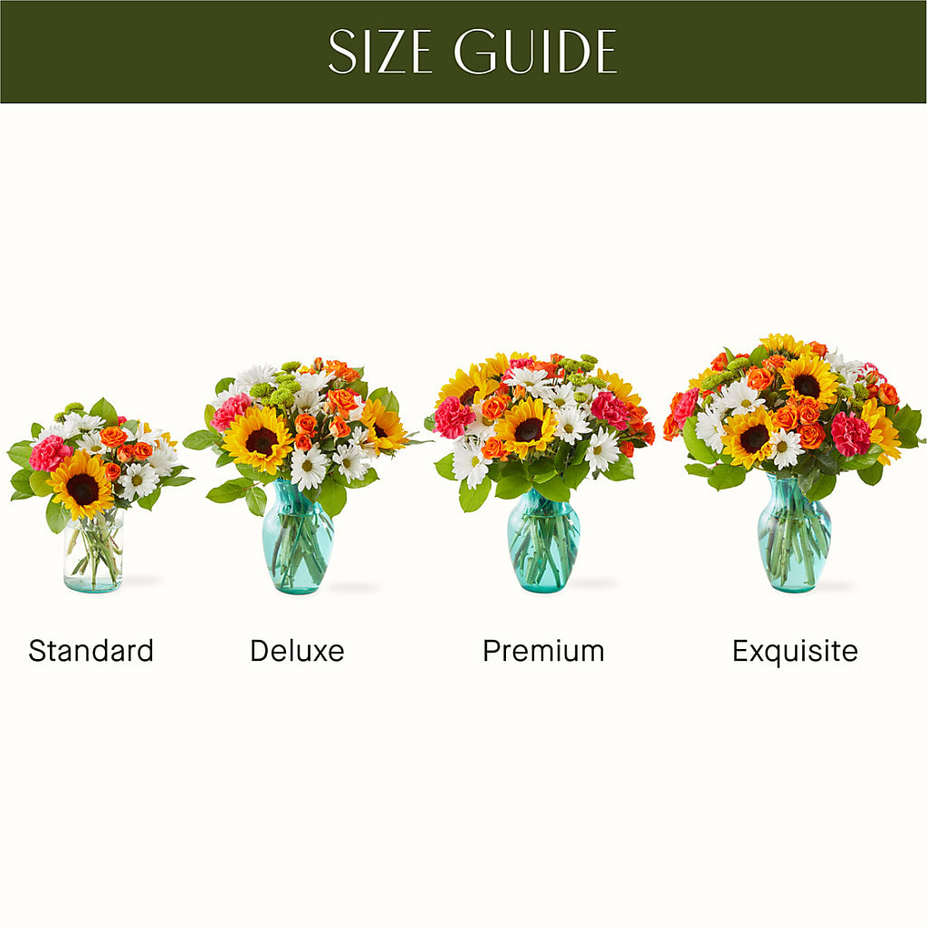 Sun-drenched Blooms Bouquet – MERCY'S FLOWERS, Miami FL