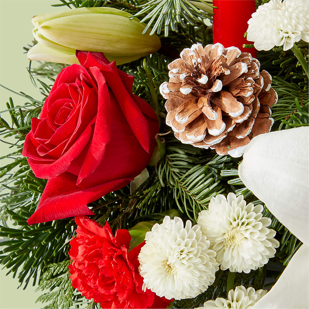 Seasonal Festivities Centerpiece – MERCY'S FLOWERS, Miami FL