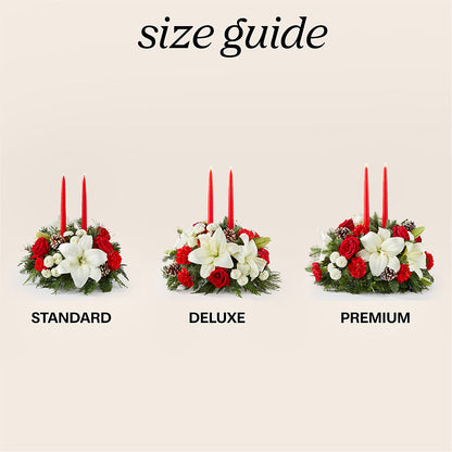 Seasonal Festivities Centerpiece – MERCY'S FLOWERS, Miami FL