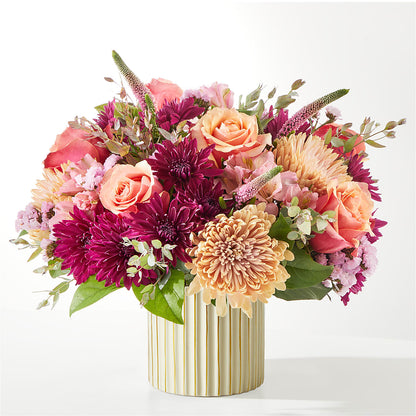 Berry Cobbler Bouquet with Ivory Vase – MERCY'S FLOWERS, Miami FL