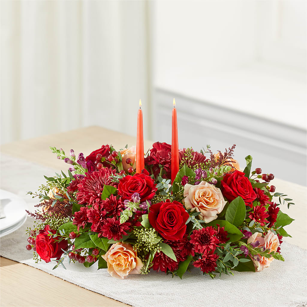 Most Thankful Centerpiece – MERCY'S FLOWERS, Miami FL