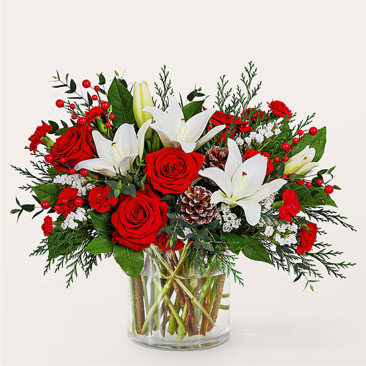 Best in Snow Bouquet – MERCY'S FLOWERS, Miami FL