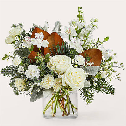 Fresh Snowfall Bouquet – MERCY'S FLOWERS, Miami FL