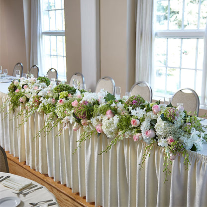 State of Joy Head Table Arrangement – MERCY'S FLOWERS, Miami FL